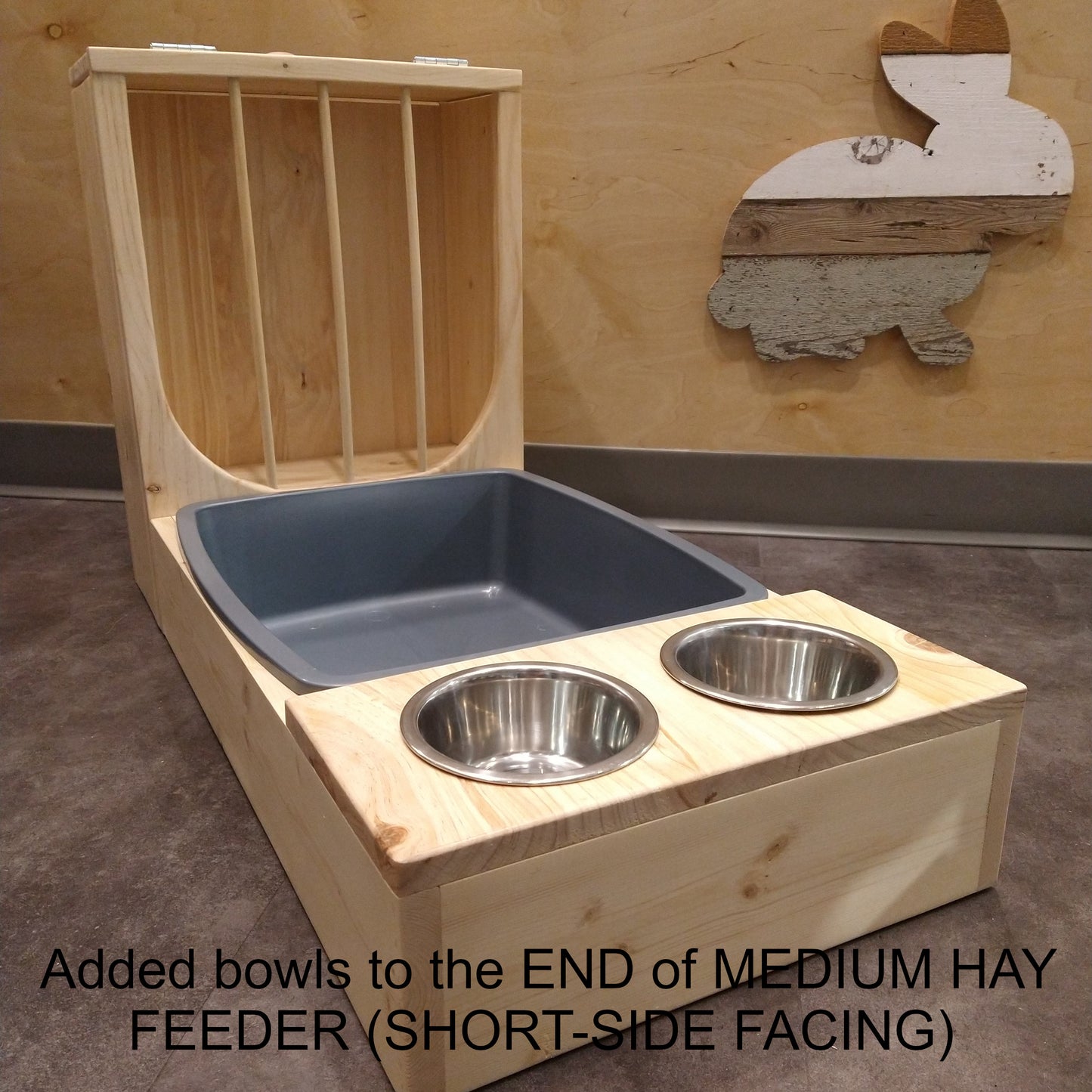 Side Bowls for Medium Hay Feeder