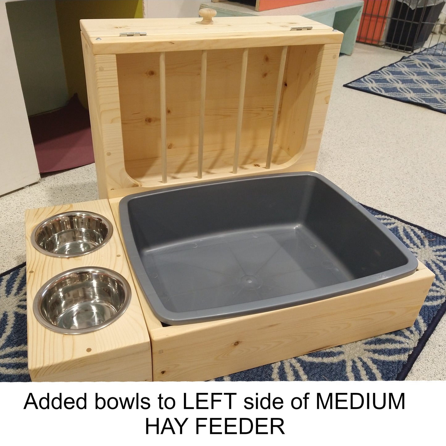 Side Bowls for Medium Hay Feeder