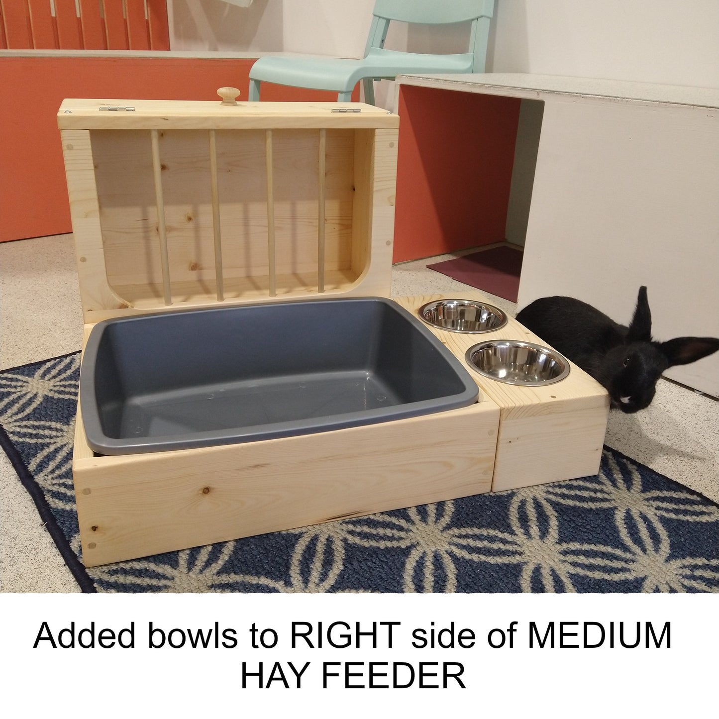 Side Bowls for Medium Hay Feeder